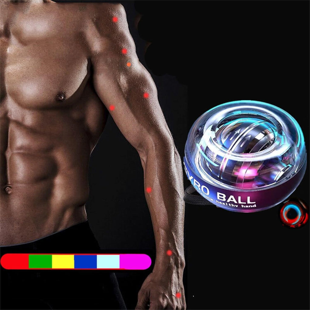 Torqueball Wrist Exercise,Torque Ball Hand Exerciser,Auto-Start Wrist Power Gyro