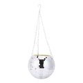Disco Ball Planter Shape Hanging Plant Pot Flower Baskets Planters Hanging Wall