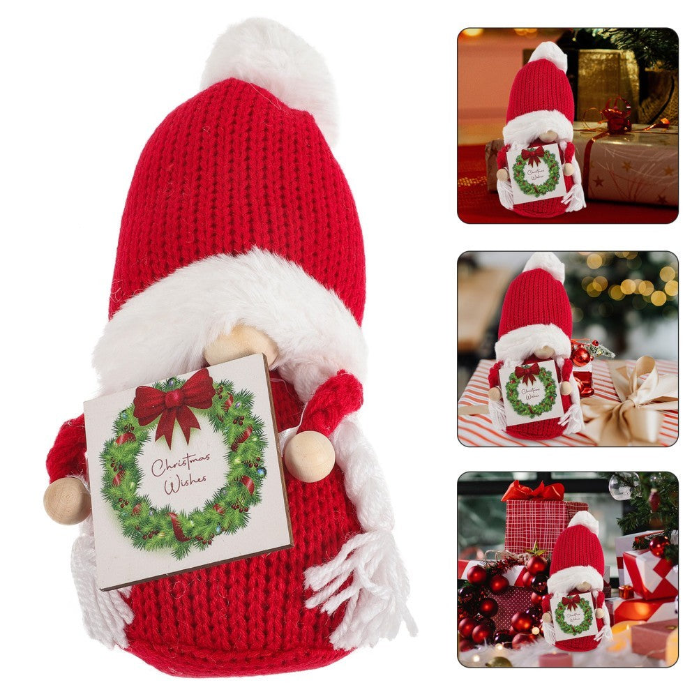 Christmas Gnome Plush Decoration Christmas Office Decoration Gnome Christmas
