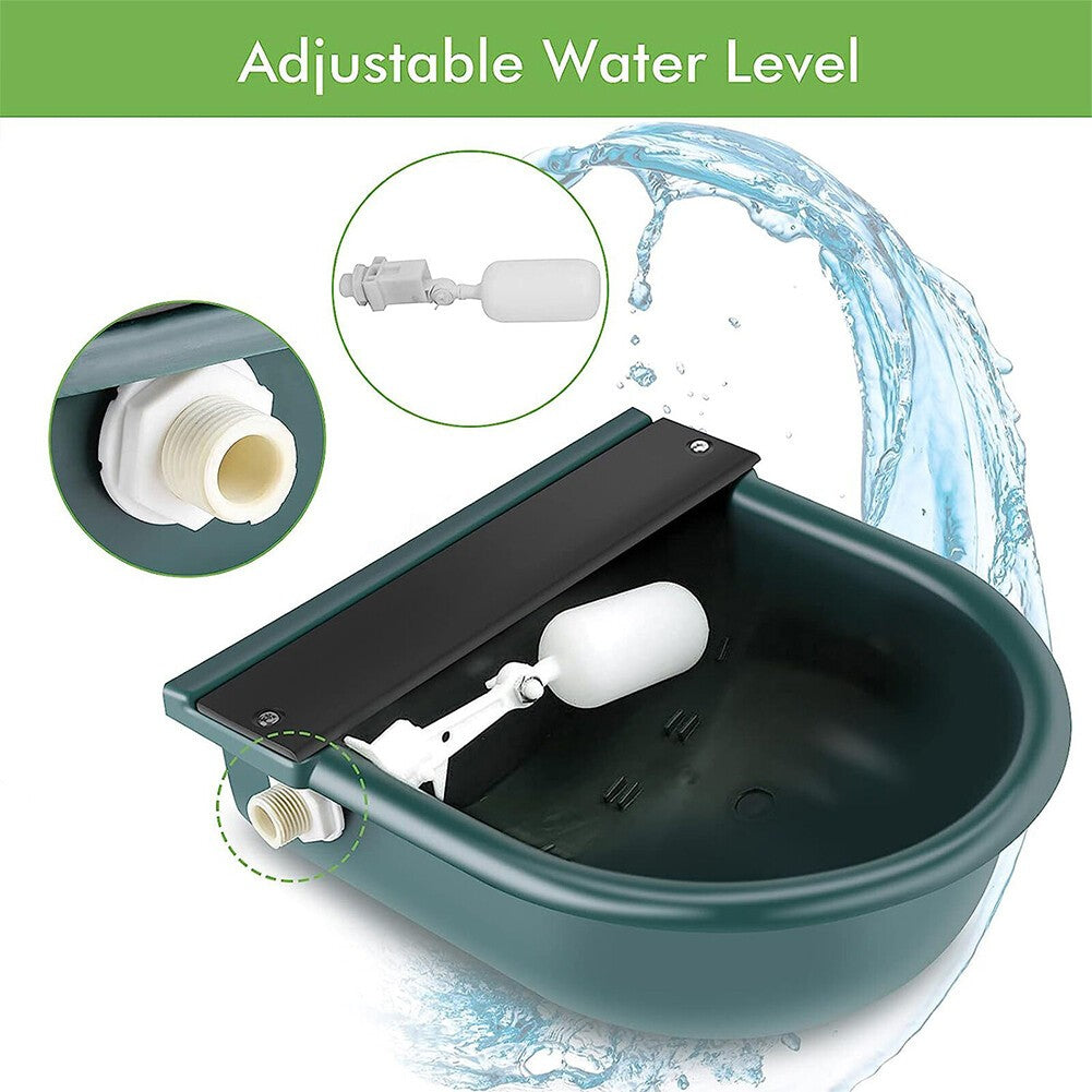 4L Animal Automatic Drinker Water Trough Drinking Bowl For Cow Horse Dog Sheep