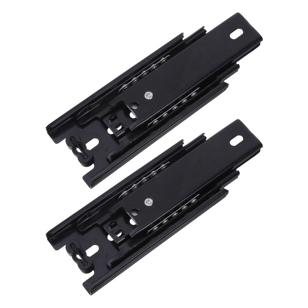 2 Pcs Heavy Duty Drawer Slides Pull Out Cabinet Runners Rails Track