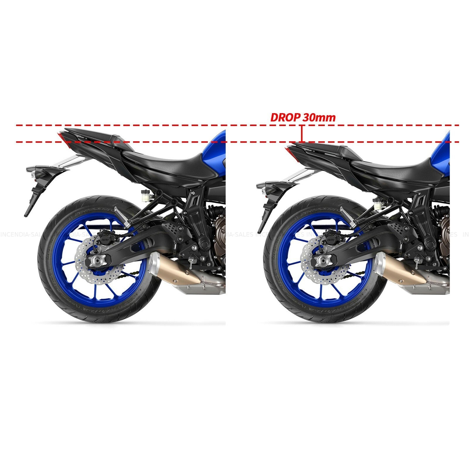 Lowering Link Dog Bone For Yamaha MT-07 FZ-07 2014-2025 XSR700 2016-2025