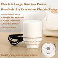 Mini Handheld Electric Vacuum Pump Compact Space Saver For Clothes Storage Bag