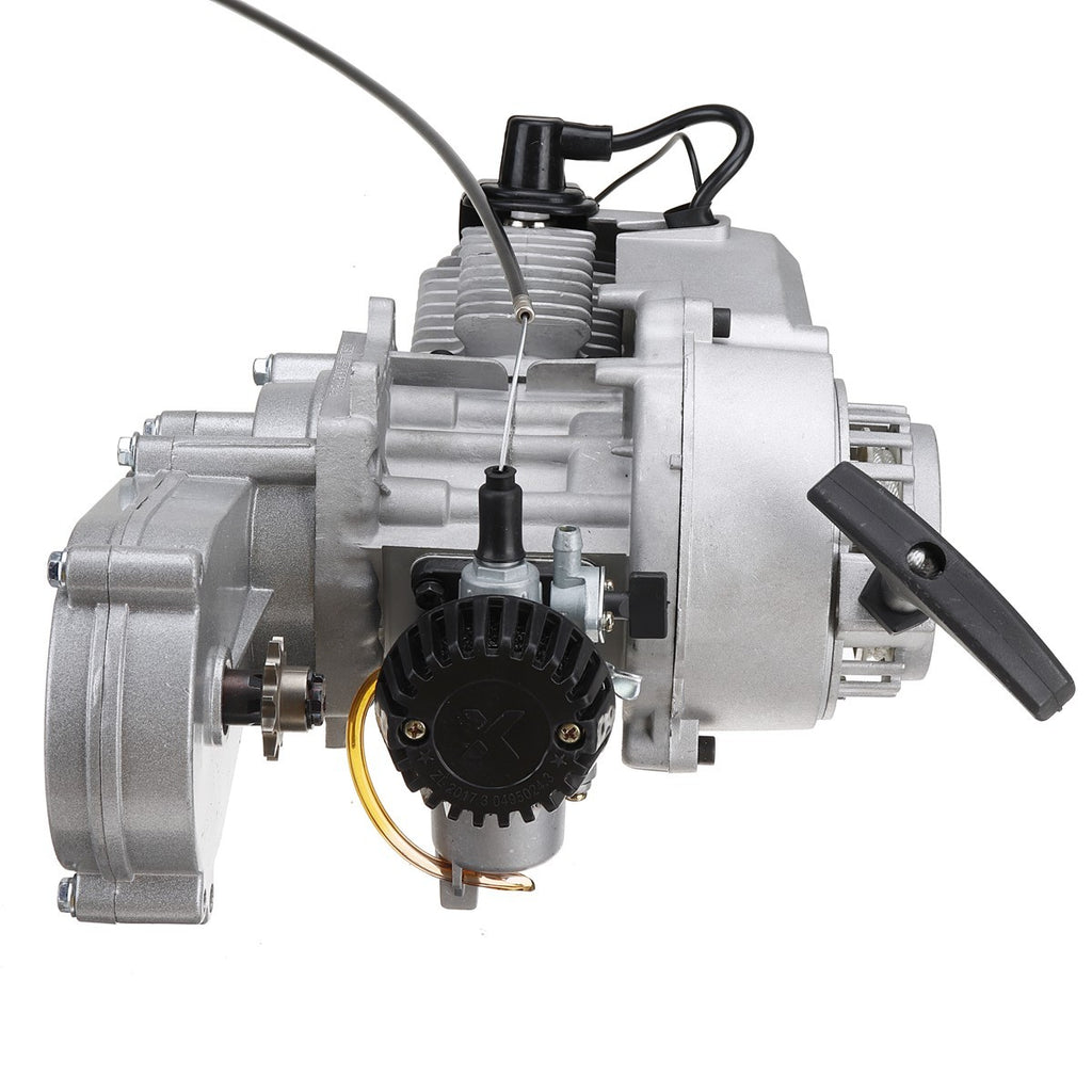 49CC 50CC 2-Stroke Pull Start Engine Motor W/ Auto CDI & Throttle Handle