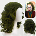 Joker Arthur Fleck Joaquin Phoenix Cosplay Wig Curly Hair 35cm Halloween Prop