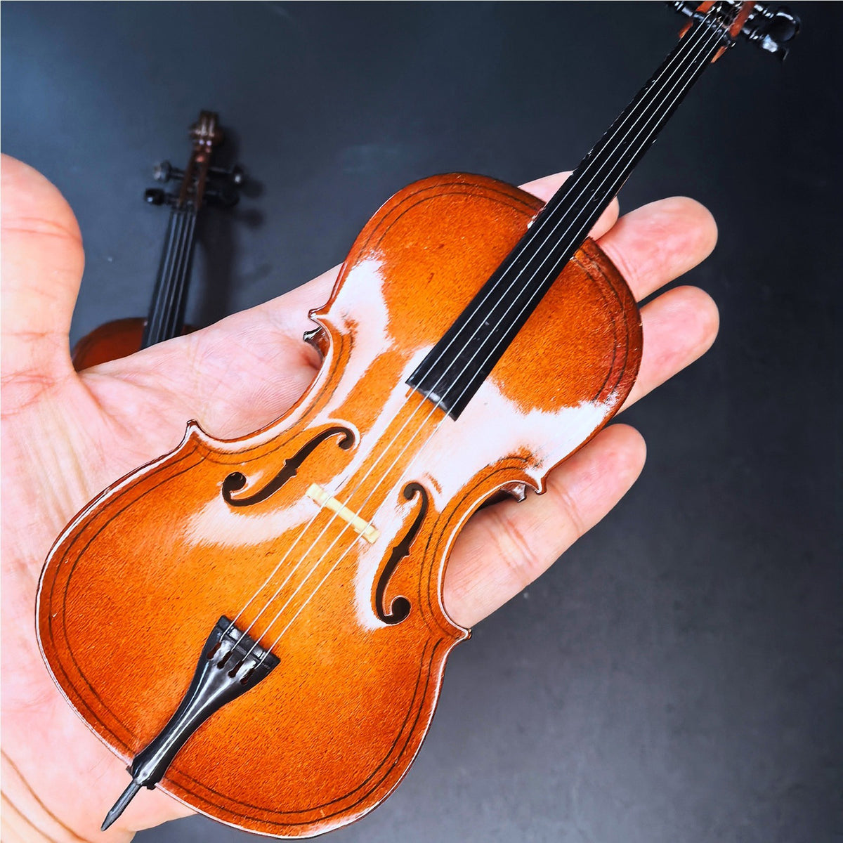 Miniature Cello Decoration Exquisite Craftsmanship Display Music Lover BRRT