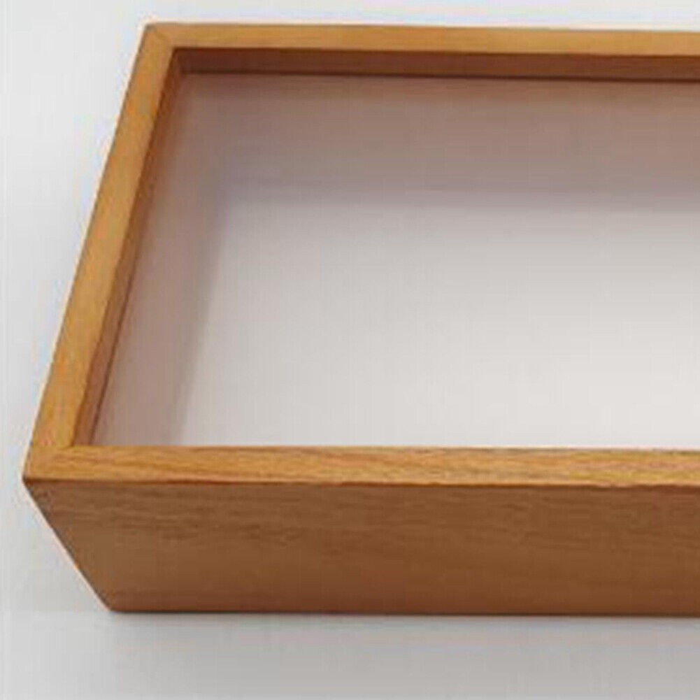 Memory Box Display Case 3D Shadow Frames Wooden Double-Sided Deep Box DIY Crafts