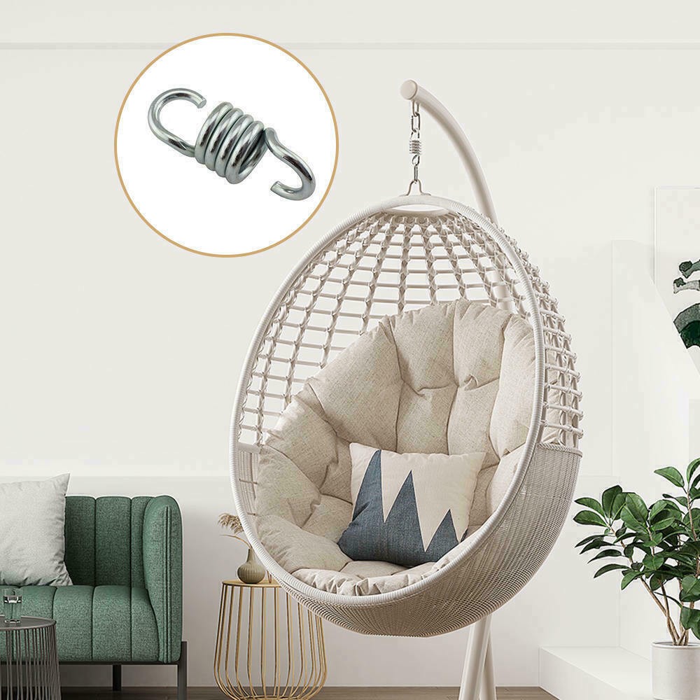 Heavy Duty 4.45" Boxing Punching Bag Spring Sandbag Egg Chair Swing Steel