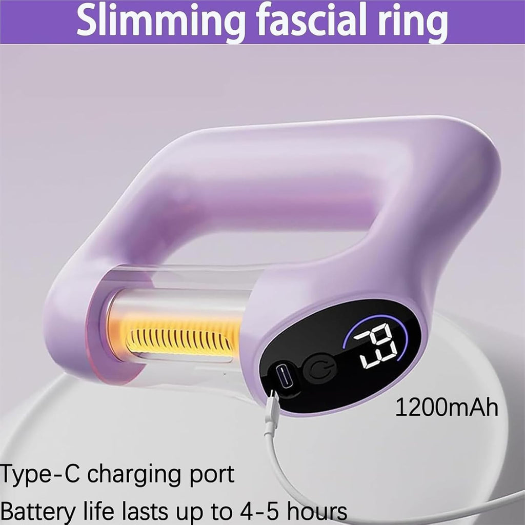 Fast Fat Burning Yoga Ring Massager,Portable Full-Body Electric Fascia Ring