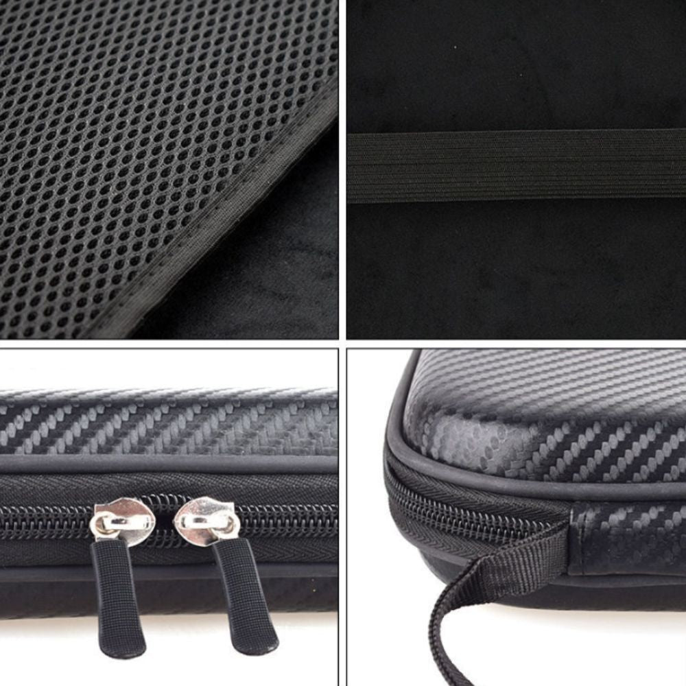 Table Tennis Bat Cover Paddle Case Bag Ping Pong Racket Cases Zip EVA Pocket UK