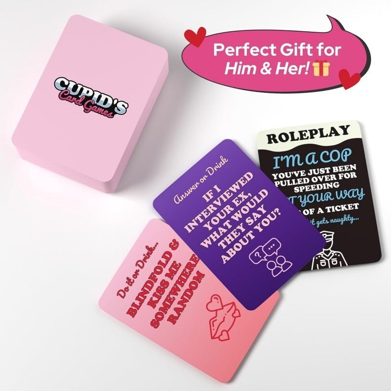Cupid's Card Games for Couples Date Night Drinking Game Valentine's Day Gift UK