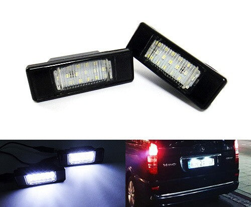 For Mercedes Benz Vito Sprinter W639 VW Crafter LED Licence Number Plate Lights
