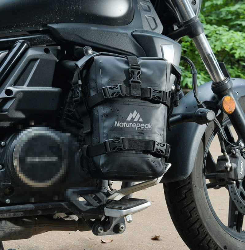 8L Motor Side Pannier Bag Crash Bar Bag Waterproof Motorcycle Rear Seat TailBag