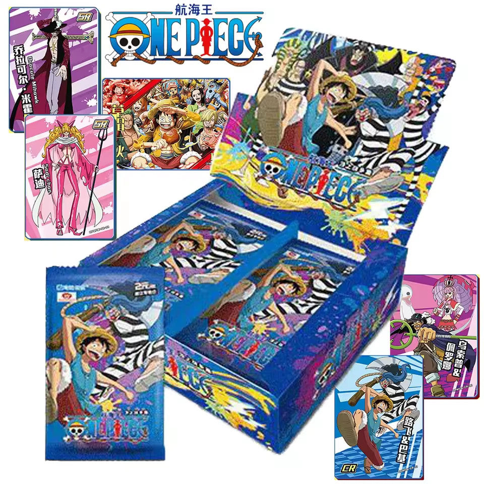 30 Pack One Piece Official Trading Card Deluxe Booster Box Anime TCG