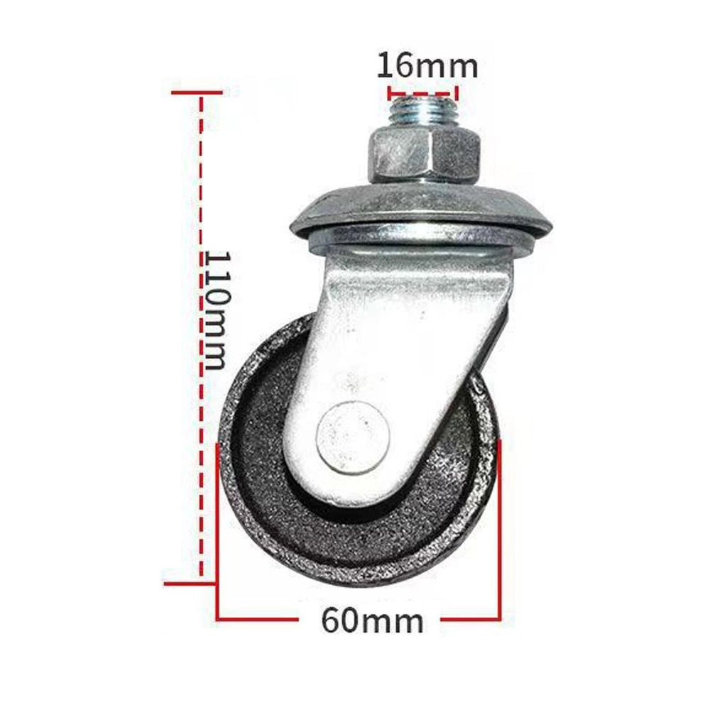 Generic Floor Jack Caster Wheels Metal Accessories for 4 Ton
