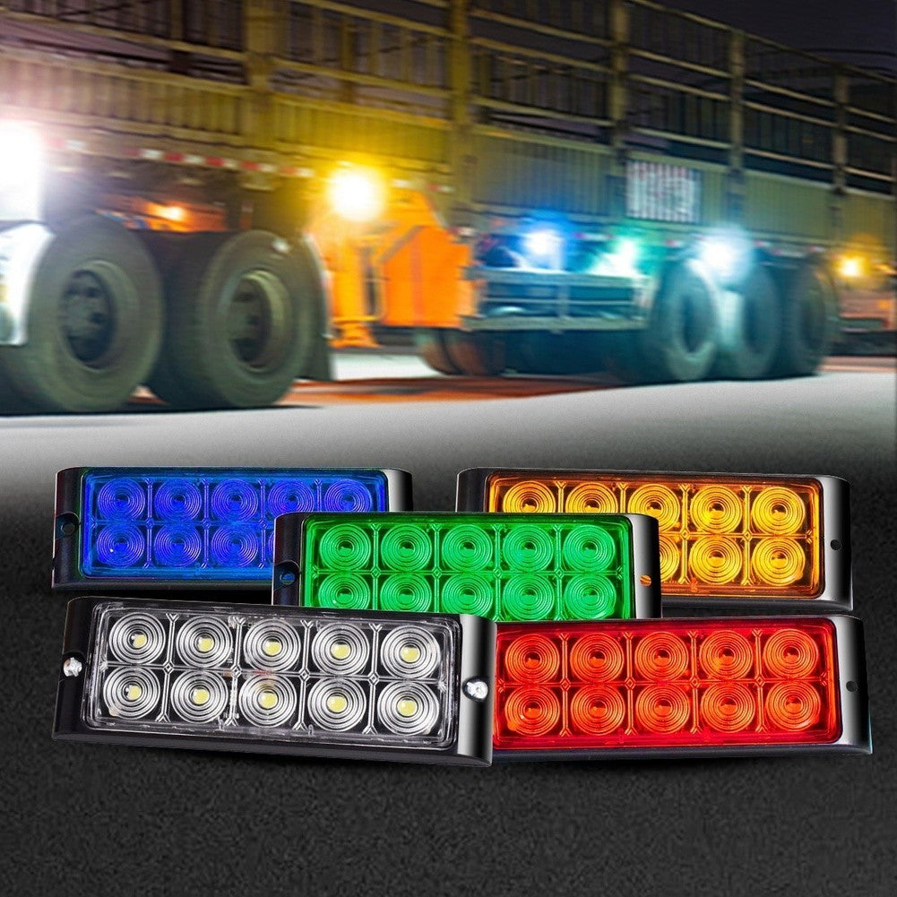 Vehicle Tail Signal LED Marker Lights 2PCS 12/24V for Truck and Trailer