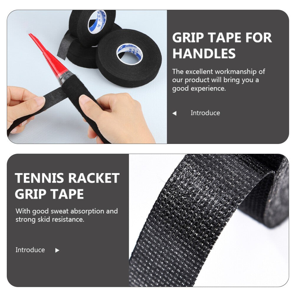 Steering Wheel Tape Car Wrap Racket Grip Black Handle New Feel Bat