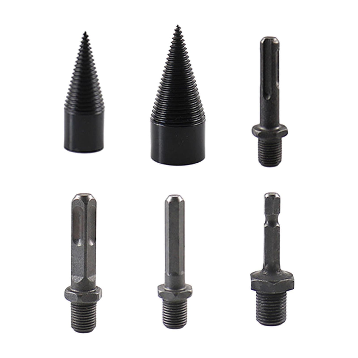 42mm Firewood Drill Bit Hex Shank Wood Cone Log Splitter Screw Splitting Driver