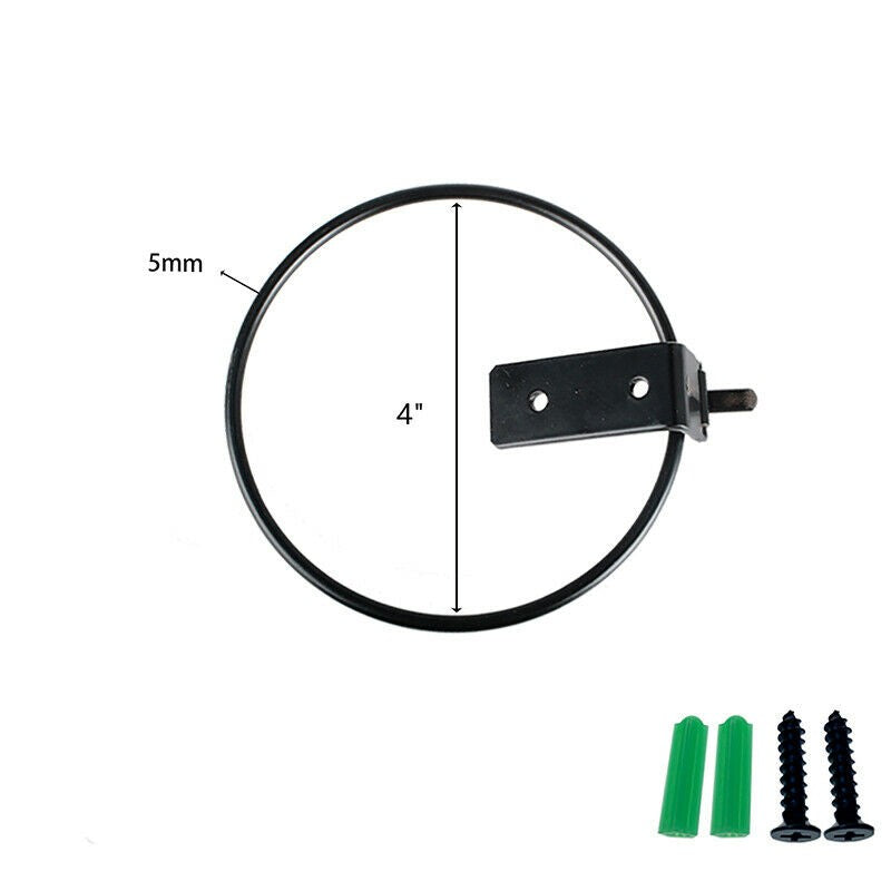 2/3/5PCS Plant Flower Pot Wall Mounted Ring Holder Garden Hanging Basket Bracket