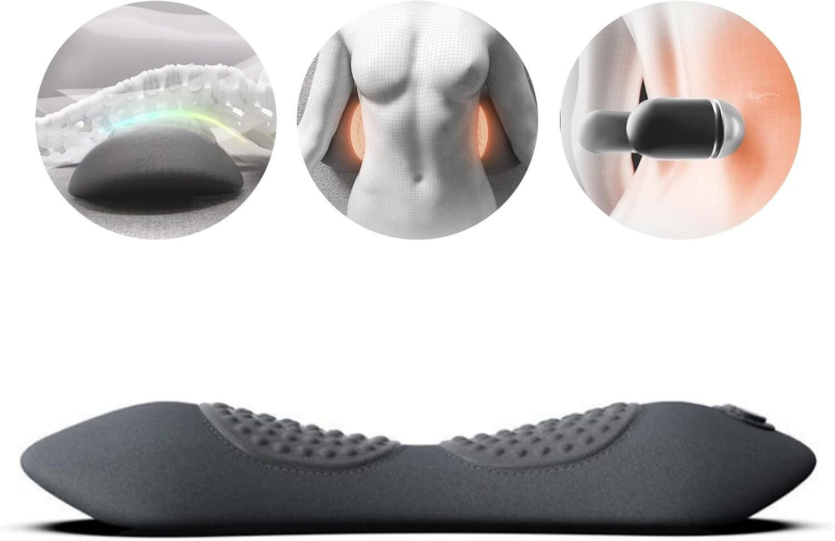 3-in-1 Back Massager with Heat | Relieve Back Pain, Sciatica & Muscle Tensio