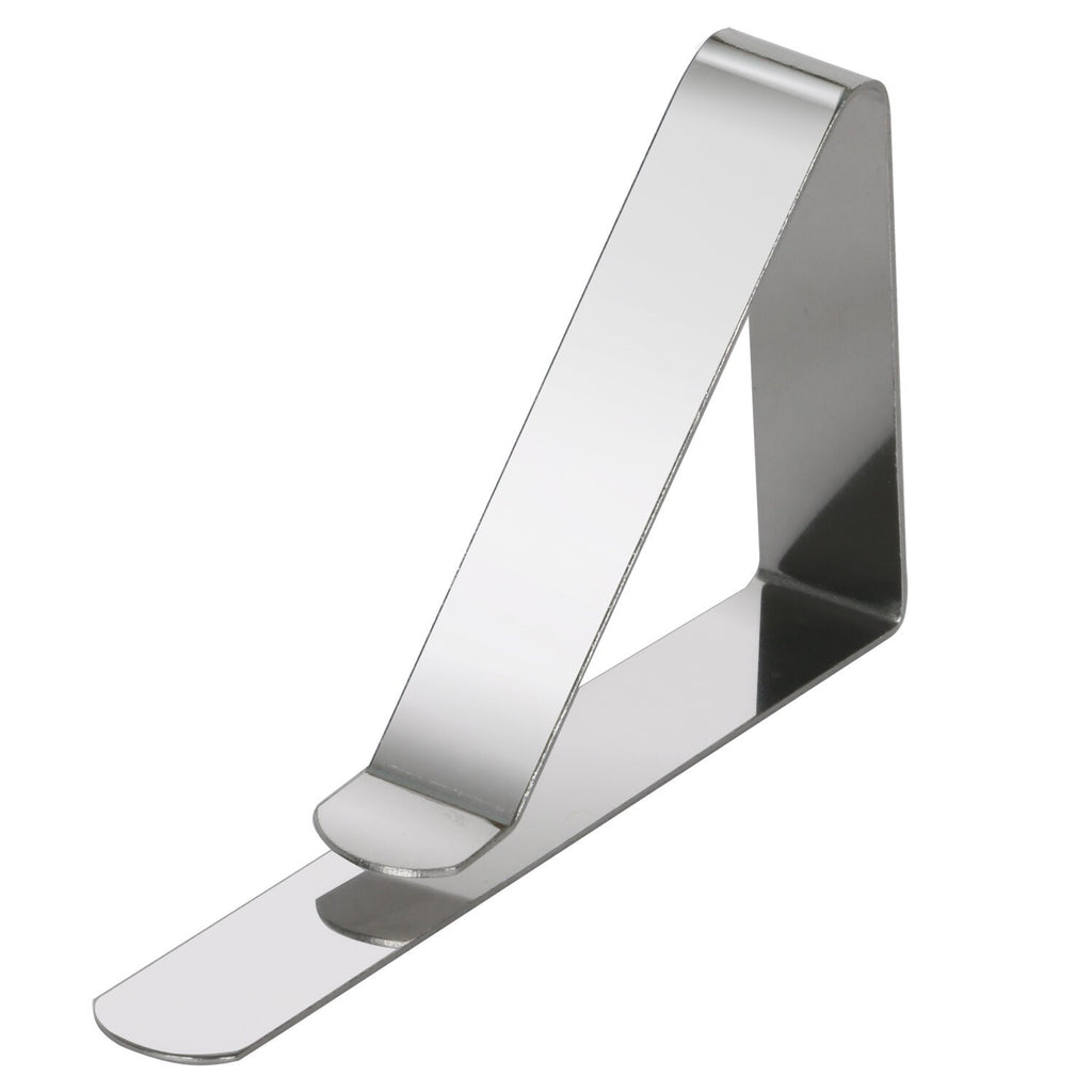 Table Cloth Clips x12 NEW Adjustable High Quality Silver Metal Holders