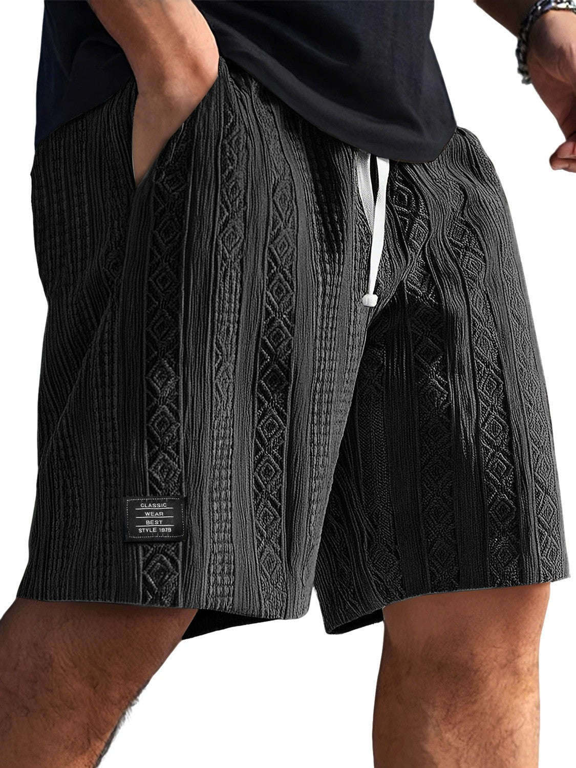 Mens Casual Summer Shorts Lightweight Elastic Waist Gym Running Beach S-XL