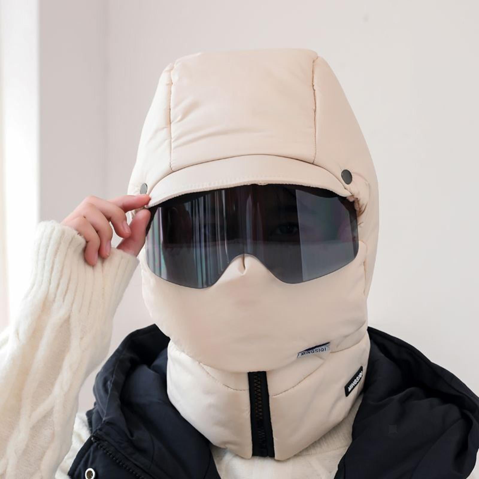 Winter Hat Thermal Lightweight Windproof Mask Face Cover Headwear Trapper Hat