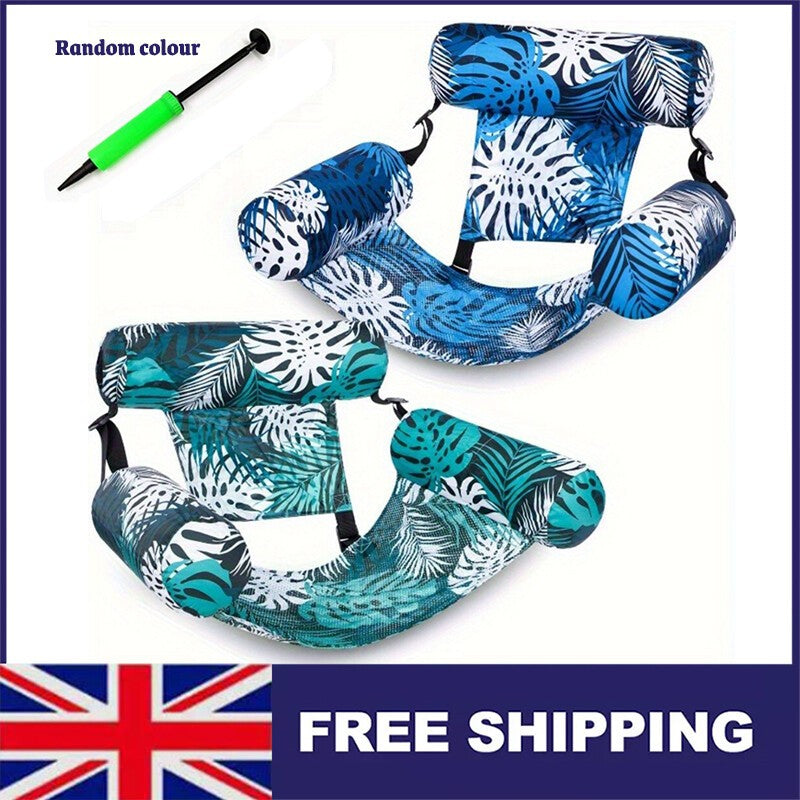 Inflatable Pool Floats Adult PVC Lazy Hammock Pool Floats Floating Lounge Chairs