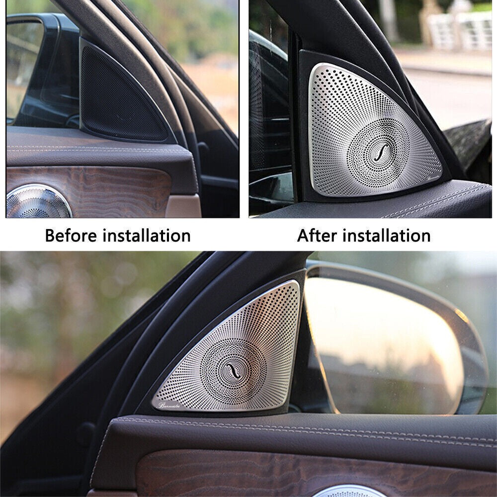 Speaker Cover For Mercedes-Benz W213 E Class 16-20 Car Door Audio Matt