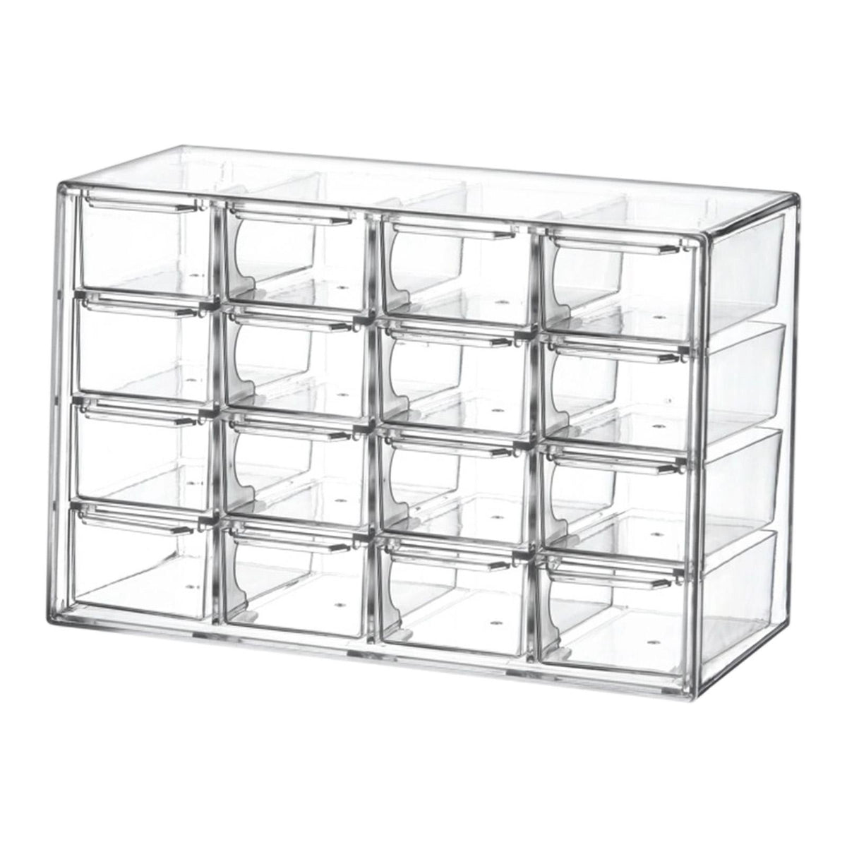 Mini Clear Drawer Organizer Office Stationery Craft Box for Jewelry Bedroom
