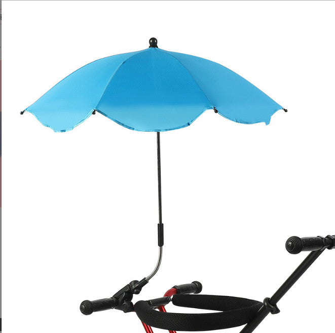 Clip on Umbrella for Stroller Beach Chair Umbrella with Clamp Adjustable