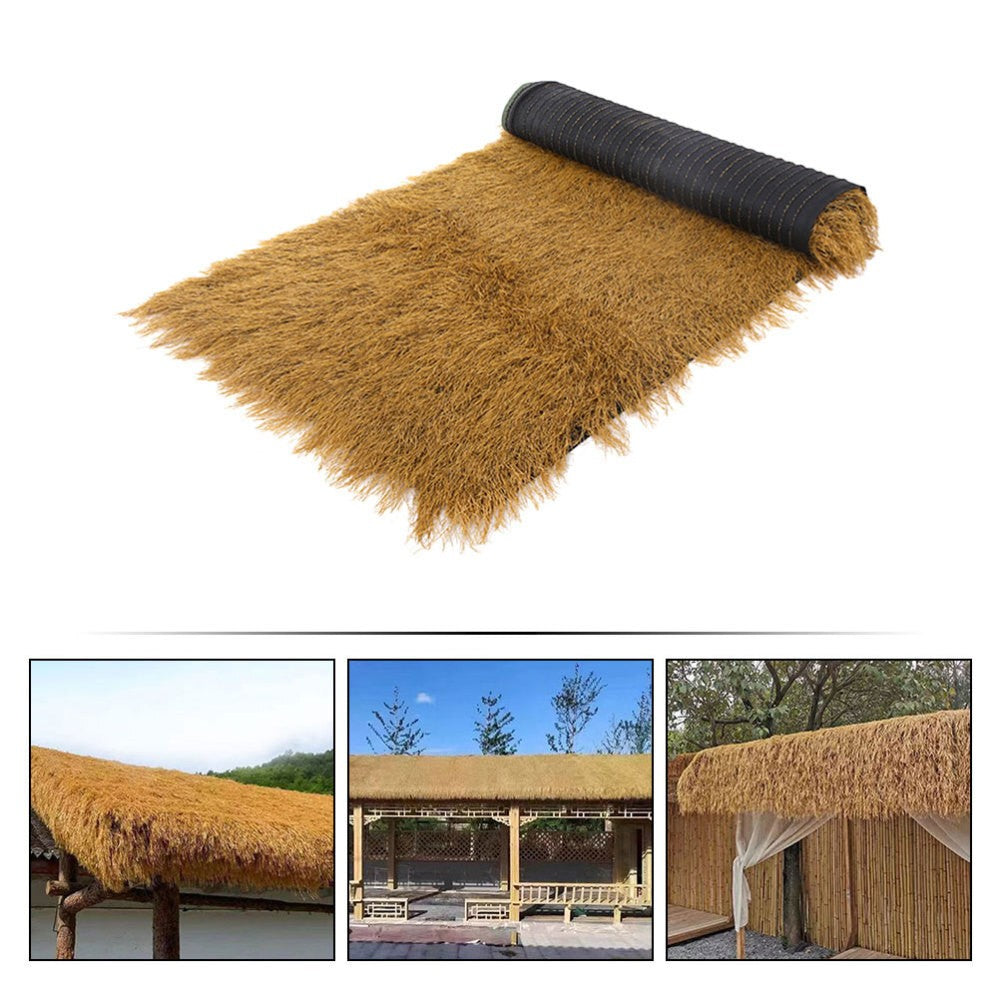 New + Thatch Roofing for Tiki Bar Artificial Straw Greenery Decoration