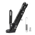 UK Motorcycle Universal Aluminium Adjustable CNC Side Foot Stand Support