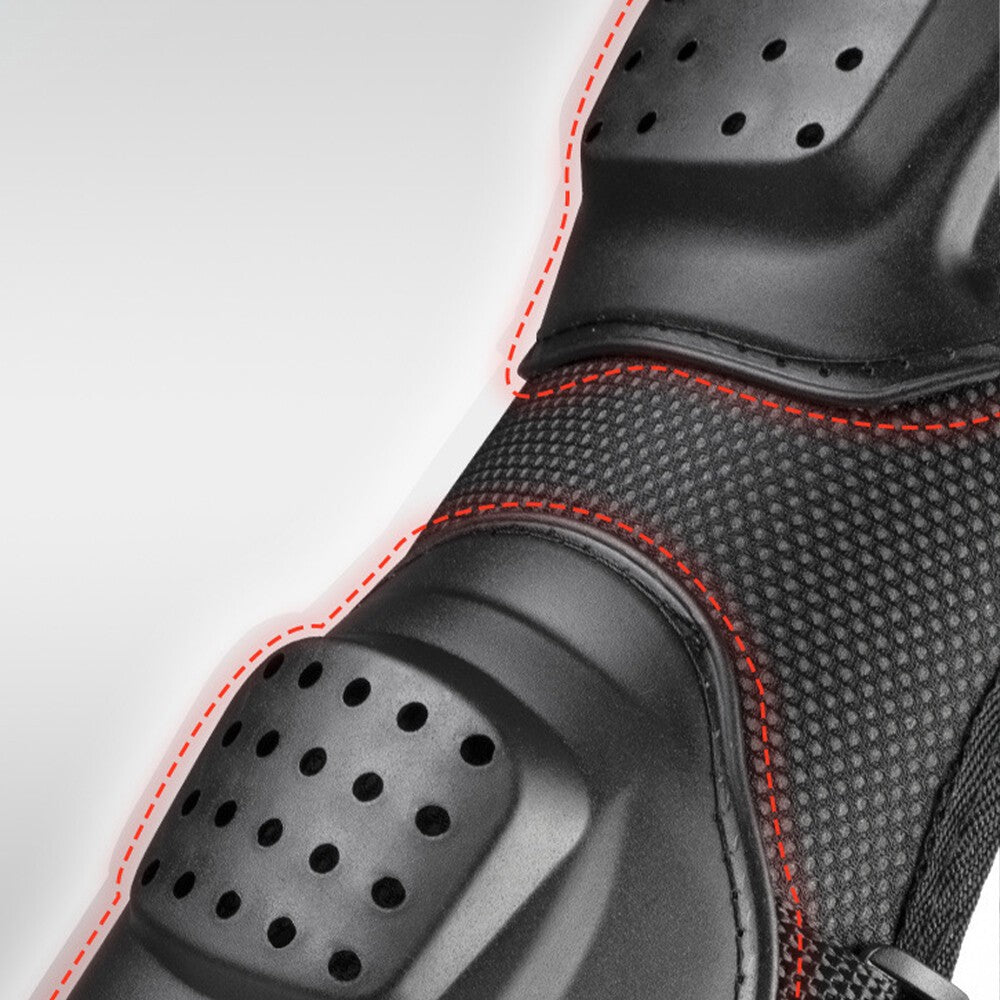 Motorcycle Knee Pads Adjustable 4 PCS Knee Elbow Armor Long Leg Sleeve Gear UK