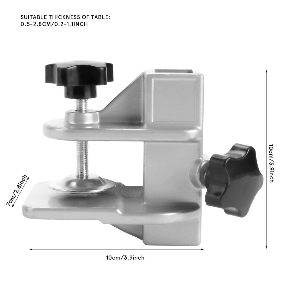 (23*23mm)Pet Grooming Table Clamp On Accessory Aluminium Alloy Fixture Fix SG .