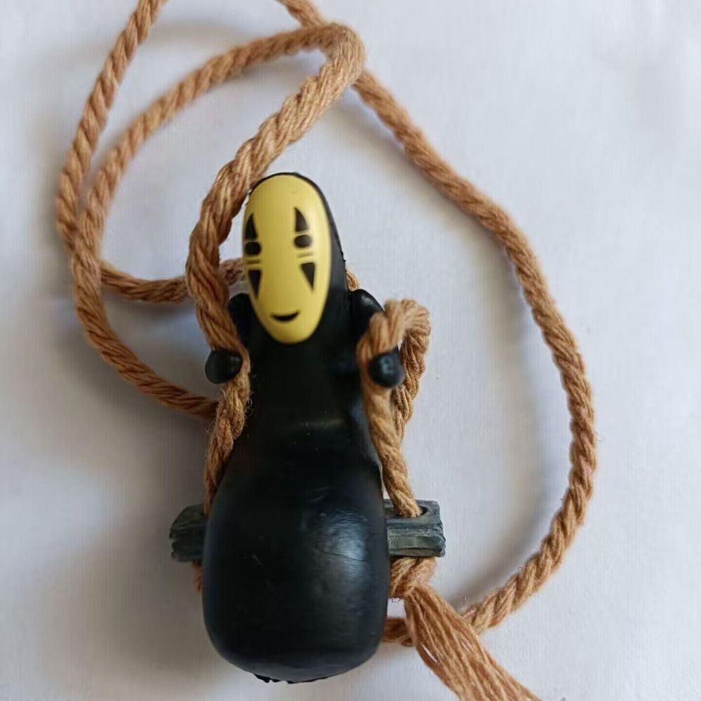 No Face Man Car Pendant Small Cute Spirited Away Anime Hanging Ornament Toy Gift