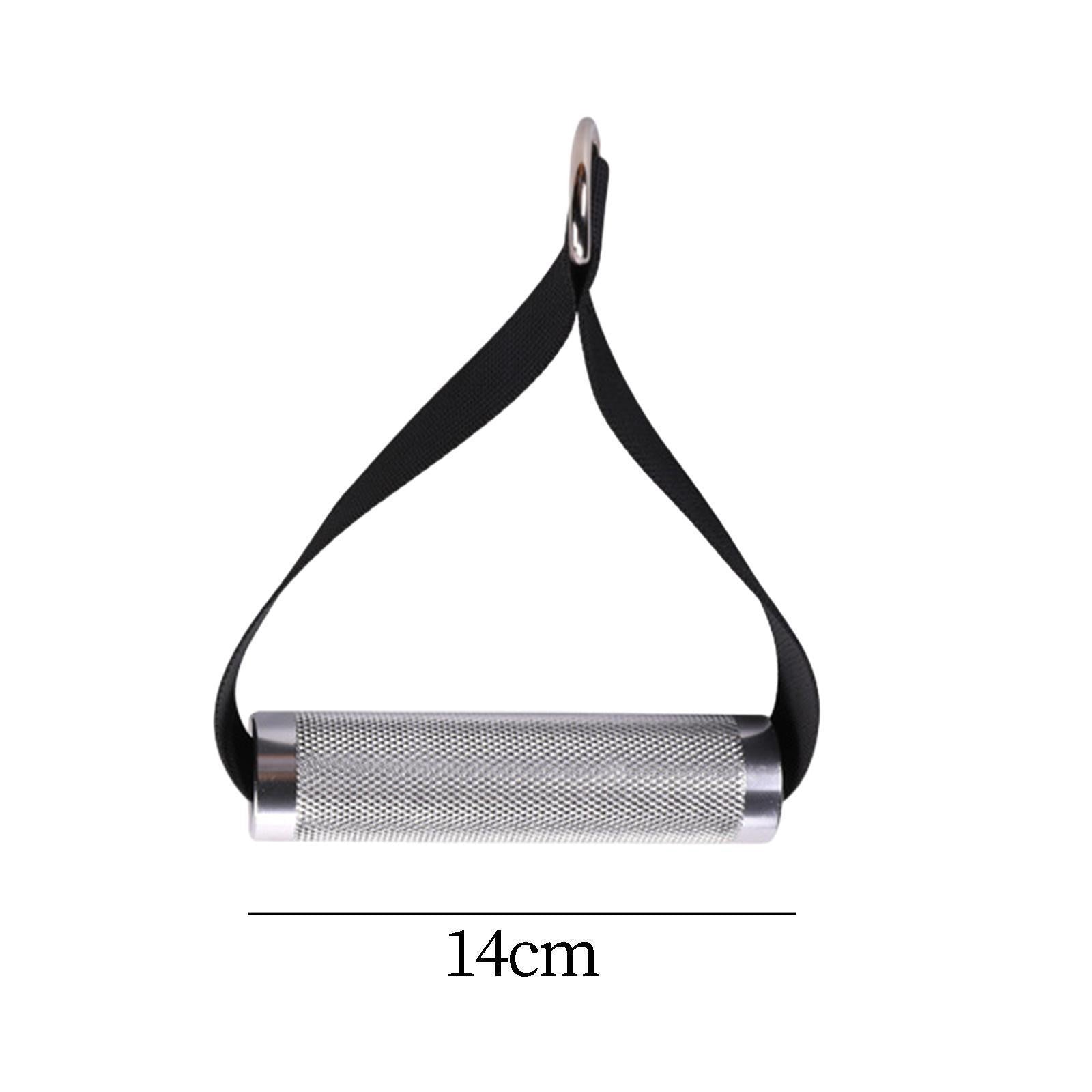 Fitness Metal Cable Handles Workout Handles 14cm with Metal D Buckle for Fitness