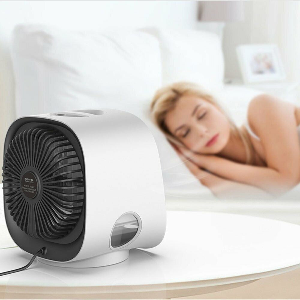 Cool Portable Air Cooling Conditioner Air Cooler Water Tank Fan Humidifier USB