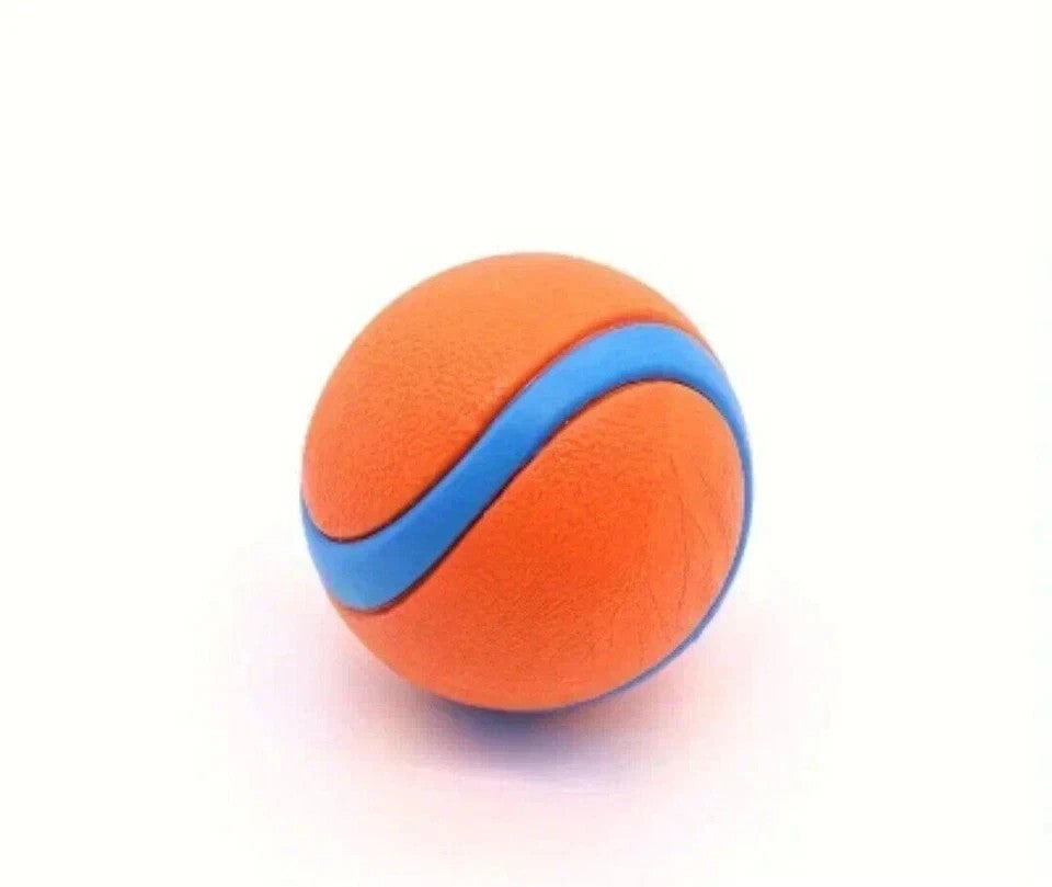 3 Pack Squeaky Dog Ball Toys Rubber Pet Chew Balls Interactive Puppy Cat Toy