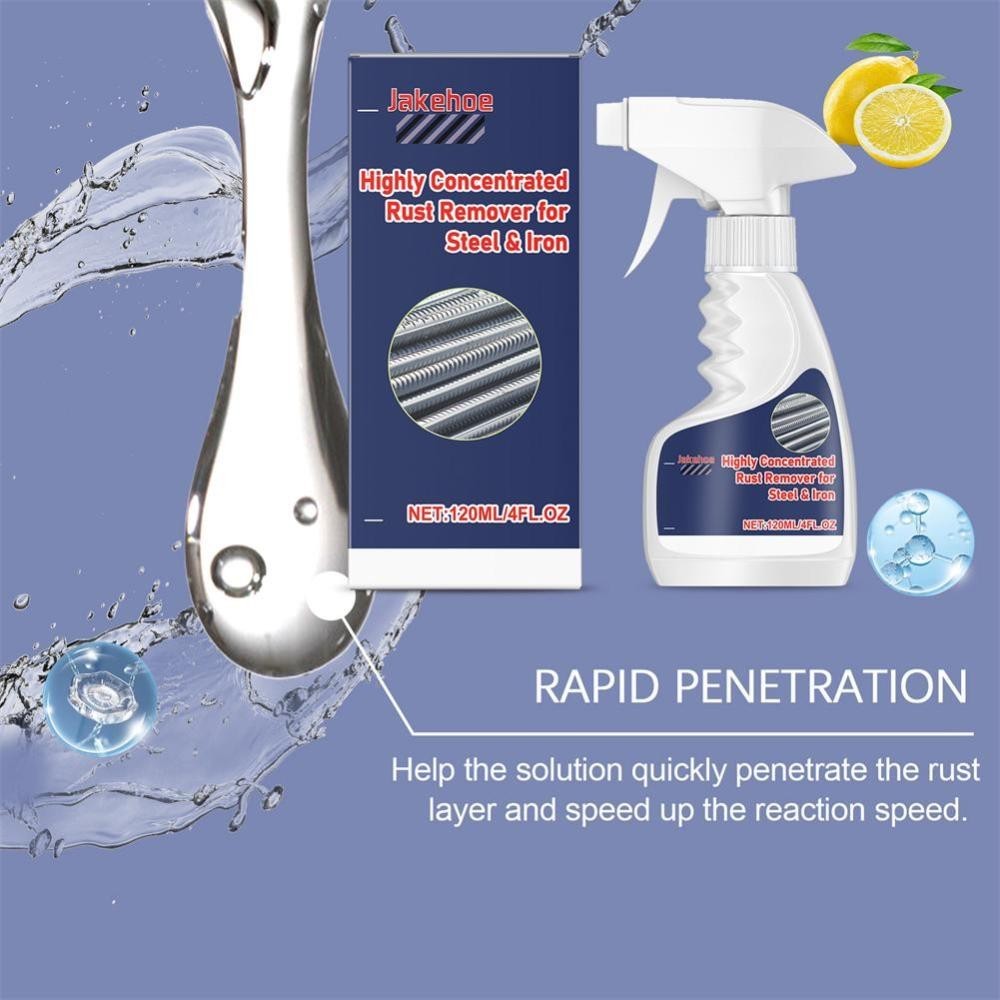 1-5X Highly Concentrated Rust Remover for Steel & Iron- Powerful Rust Remover