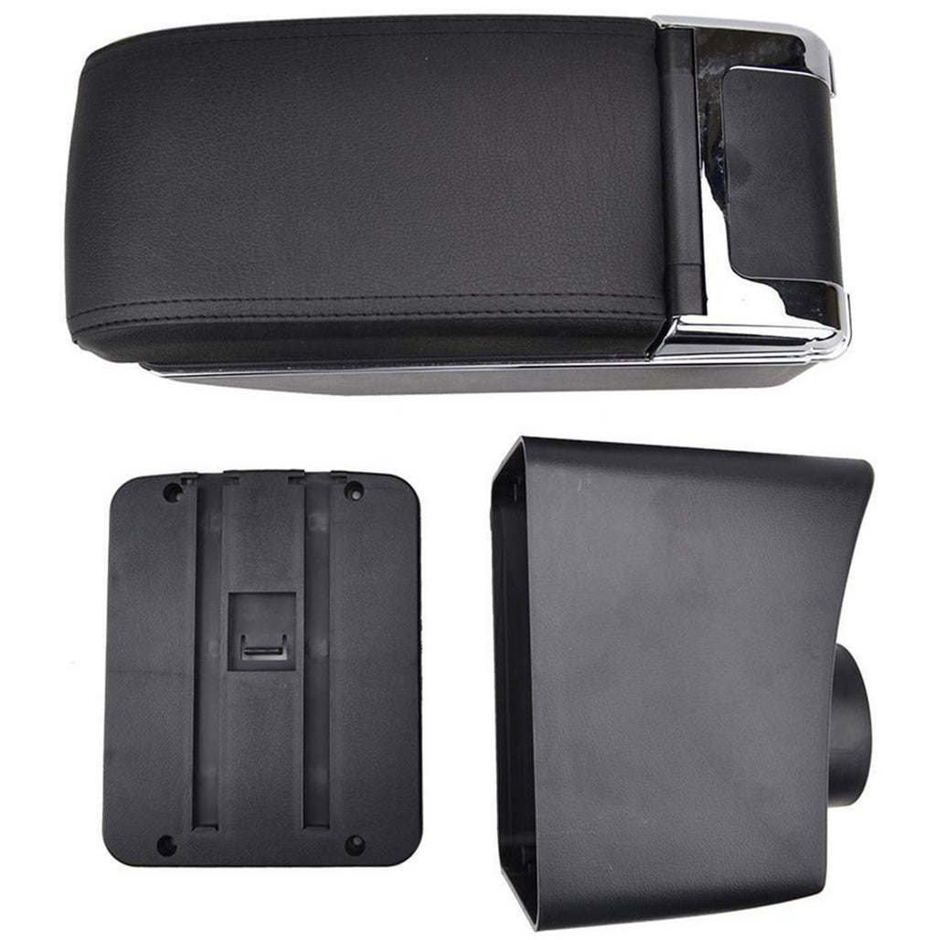 For VW Mk5 Polo 6R 2010-2017 Dual Layer Armrest Car Central Storage Box