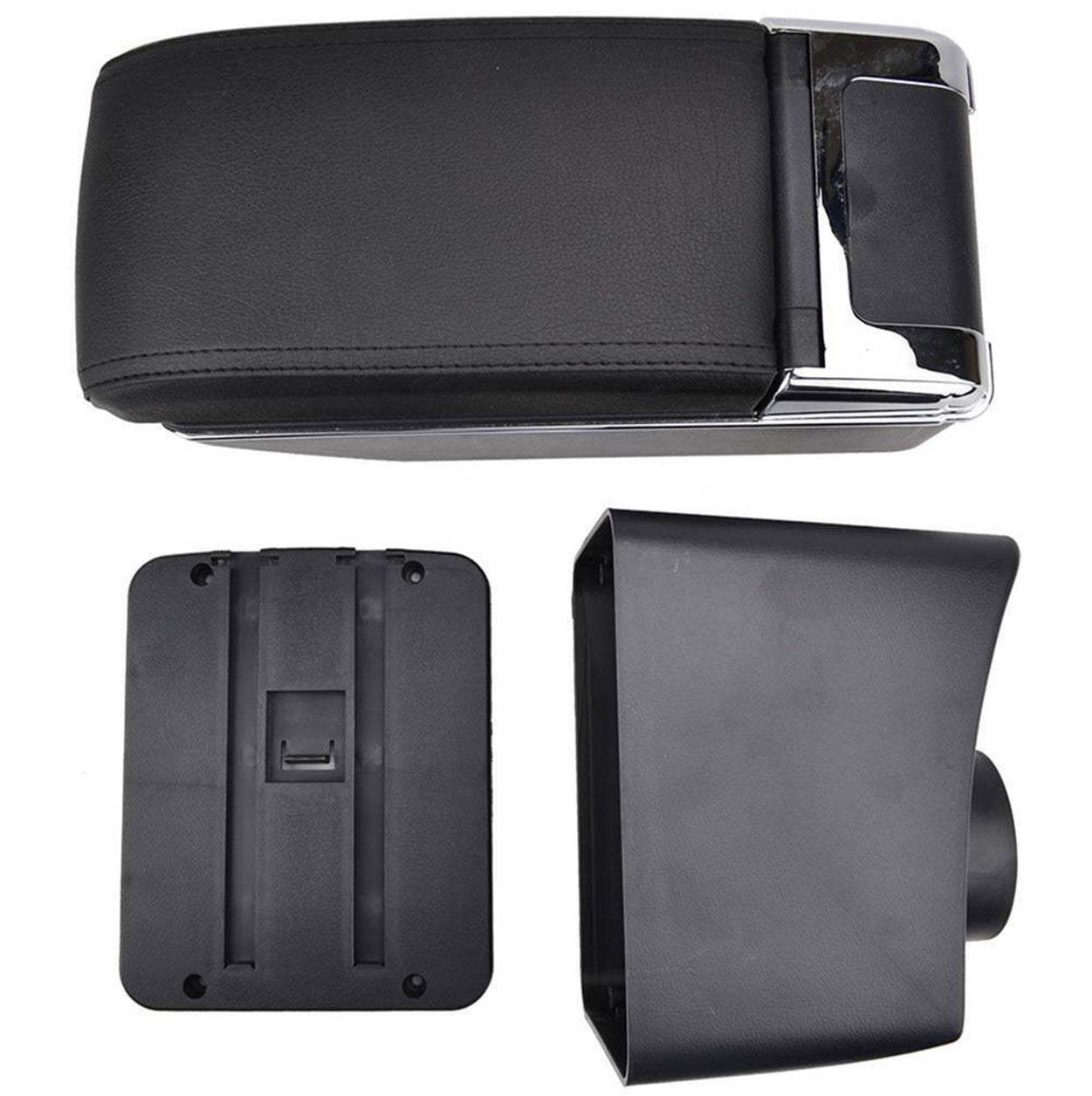 For VW Mk5 Polo 6R 2010-2017 Dual Layer Armrest Car Central Storage Box