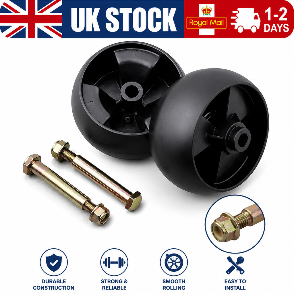 Upgrade Your Ride On Mower with 5 Deck Wheels and Axle Bolts Superior Quality