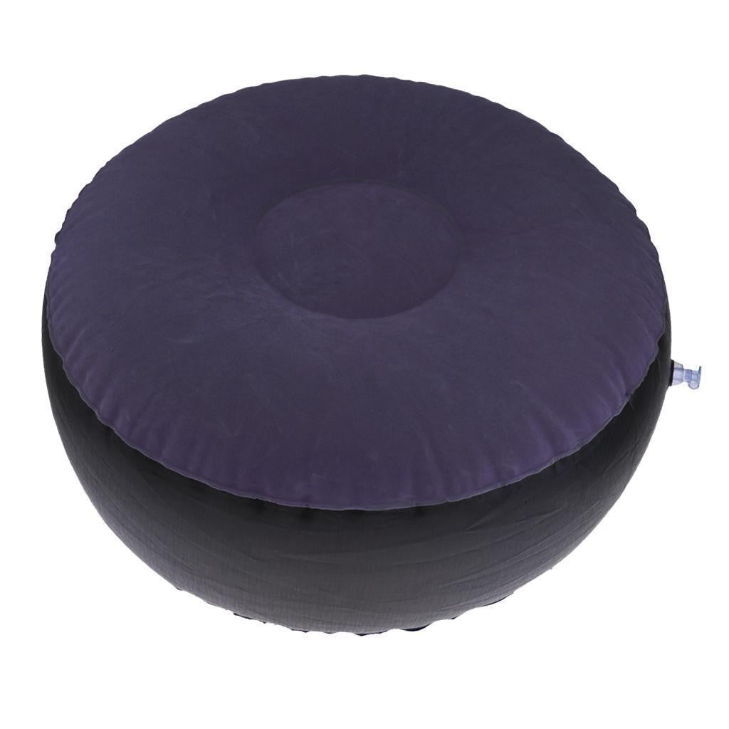 Inflatable Ottoman Stool Chair Foot Rest Pouf Footstool Portable Patio