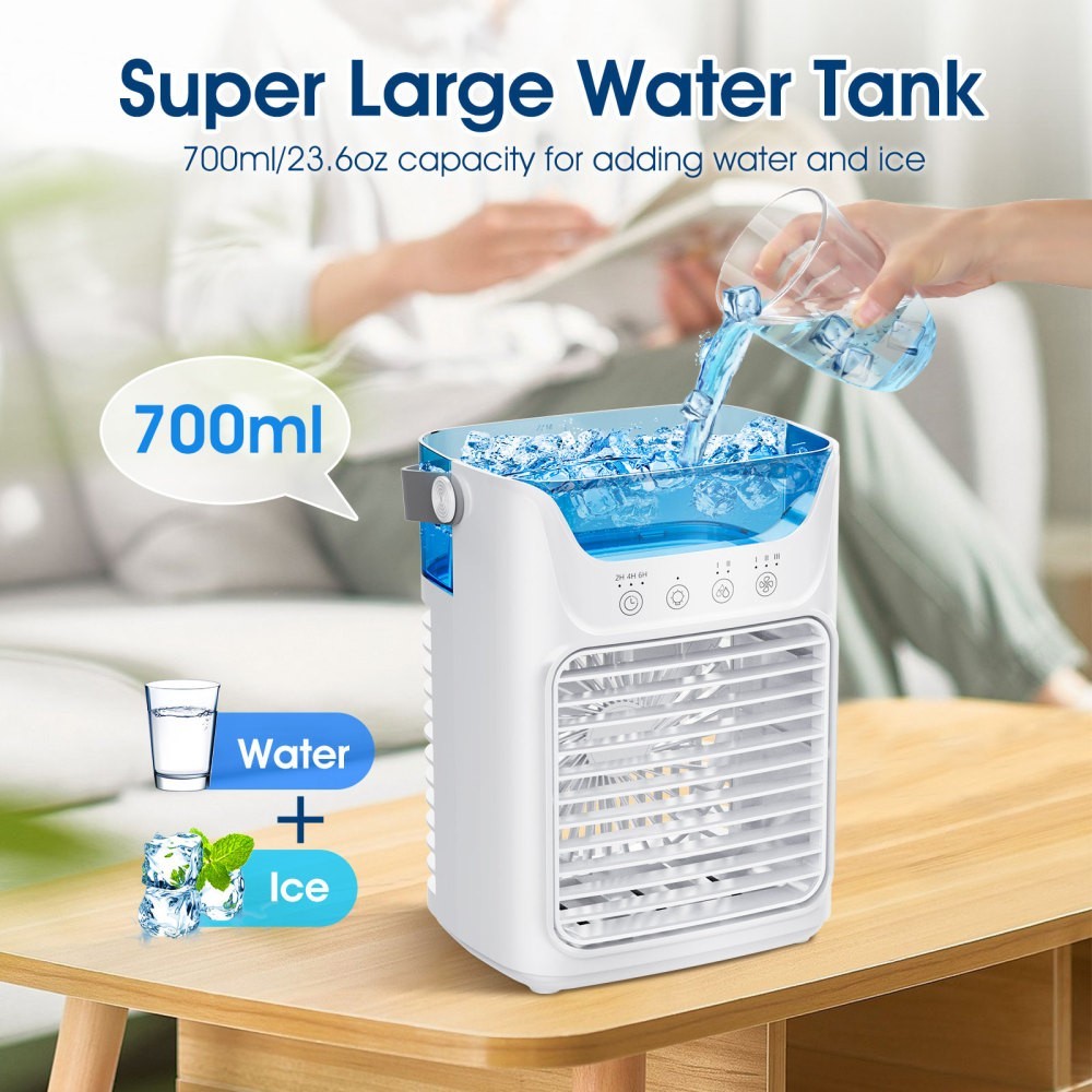 Portable Air Cooler Fan Evaporative Ice Cold Cooling Air Conditioner Humidifier*