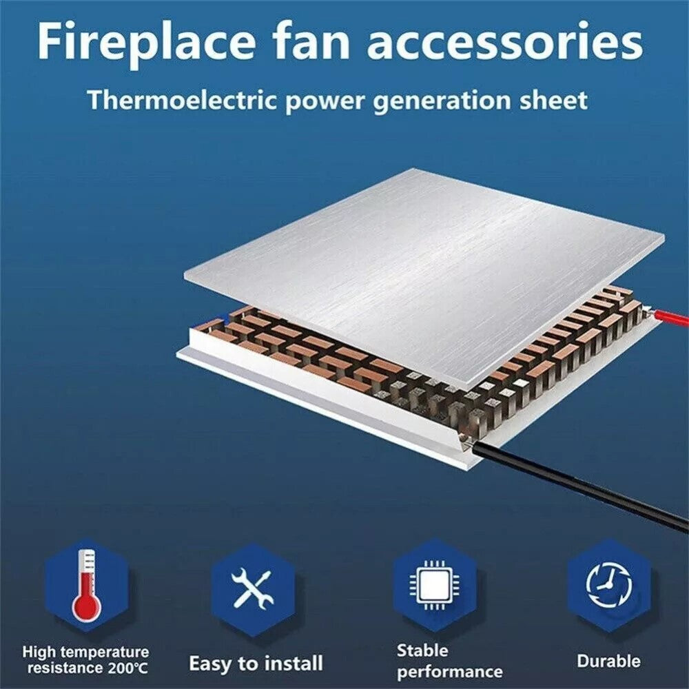 Wood Log Heated Fireplace Motor FOR Stove Burner Power Fan Heater Replace Parts