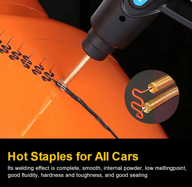 Plastic Repair Welder Hot Staples Gun 1200pcs For Car Bumper Fender Welding