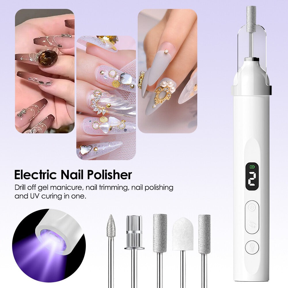Toe Nail Grinder For Thick Toenails Set Manicure And Pedicure Electric Nail File