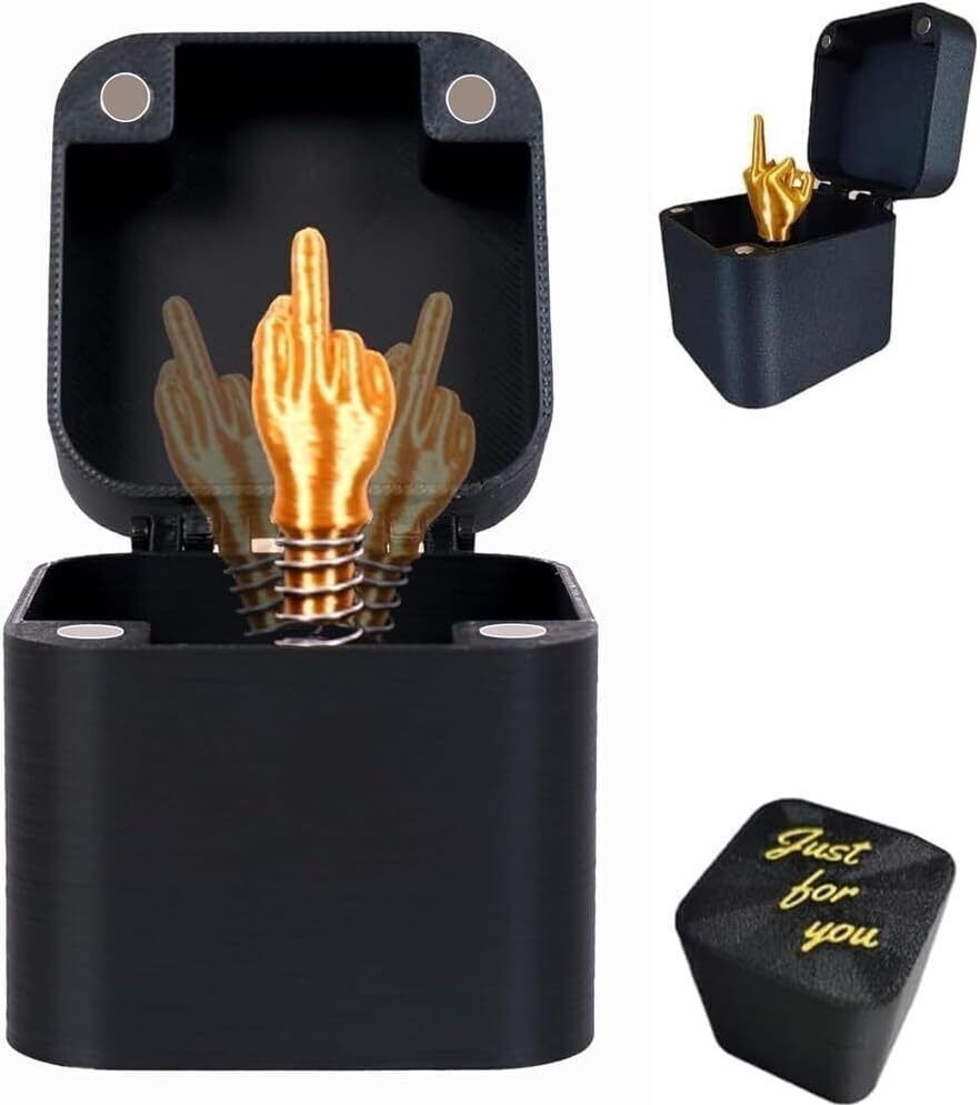 Fkn Box Fknbox with Fknfinger Annoying Gift Box with Screws HOT U