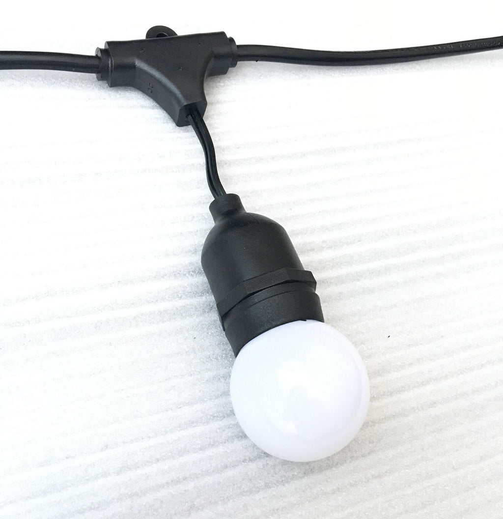 24 Pcs Globe G45 LED 3W Plastic  Bulb E27 Screw For Festoon String Light